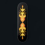 Chic flame vector in red orange & yellow on black skateboard<br><div class="desc">Chic flame vector in red orange & yellow on black Skateboard.</div>