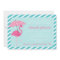 Chic Flamingo Baby Shower Invitation