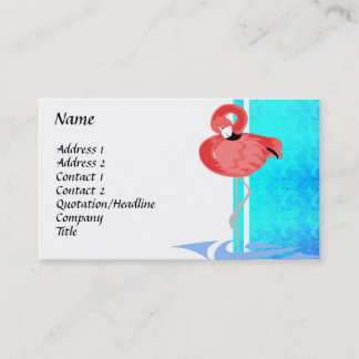Chic Flamingo Business Card