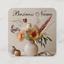 Chic floral | Aesthetic | Boho | Business Card