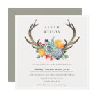 CHIC FLORAL ANTLER BRUCH & BUBBLY BRIDAL SHOWER