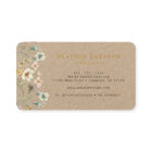 Chic Floral Business Card