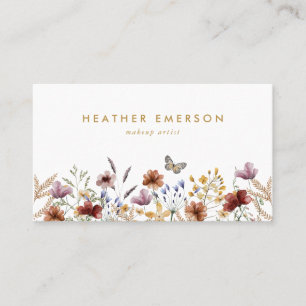 Chic Floral Business Card