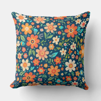 "Chic Floral Cushion" Cushion