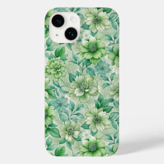 Chic Floral Damask Sage Green Case-Mate iPhone 14 Case