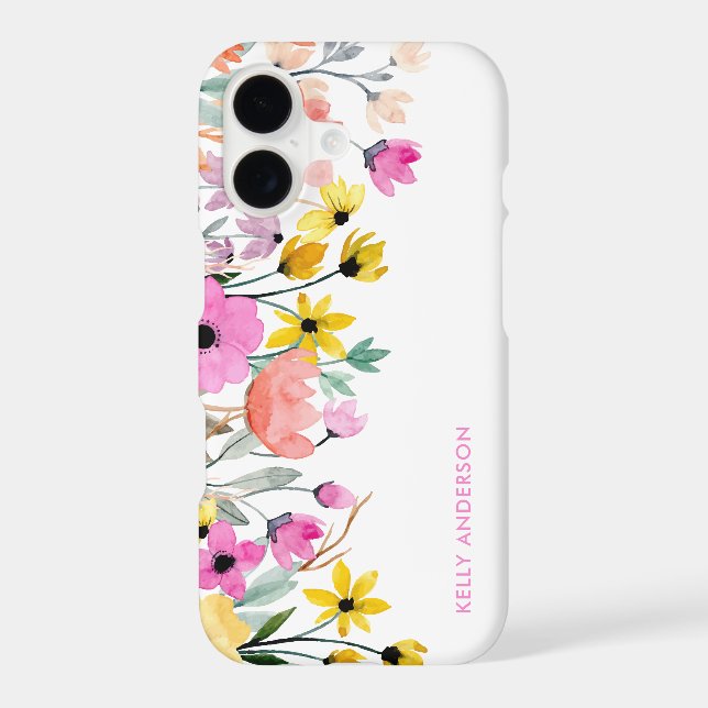 Chic Floral Pattern Botanical Trendy (Back)