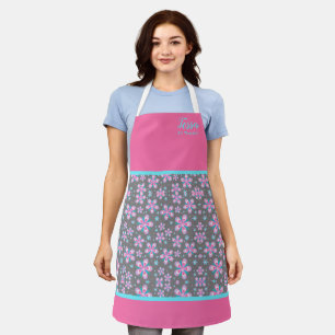 Chic Floral Personalised Apron