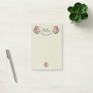 Chic Floral Post-it Notes for everyday use