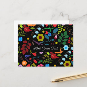 Chic Floral Postcard