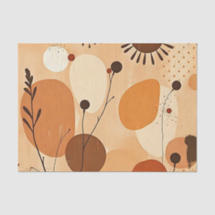 Chic Floral Warm Mandala Rustic Autumn Tissue Paper