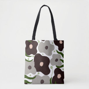 Chic Flowers Tote Bag