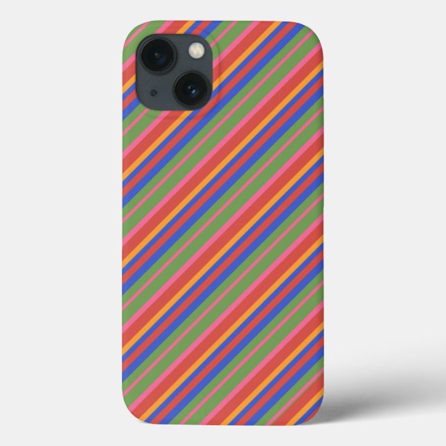 Chic Folk Art Collection Stripes iPad Mini Case (Back)