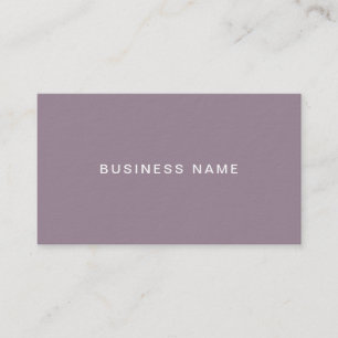 Chic Freehand Script Elegant Company Plain Luxury Business Card