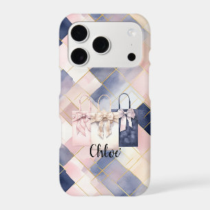 Chic French Blue Pink Gift Bags Bows