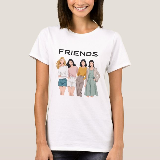 Chic Friendship  T-Shirt (Front)