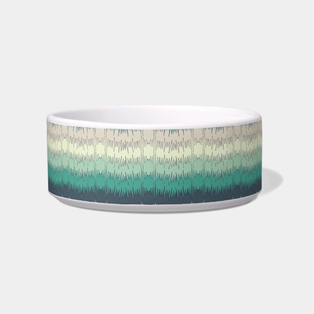 Chic Funky Chevron Zigzag Colourful Vibrant Bowl (Left)