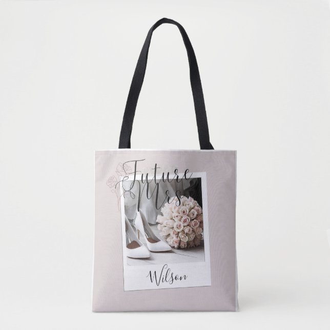 Chic future mrs tote bag (Front)