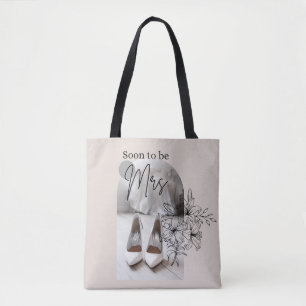 Chic future mrs tote bag