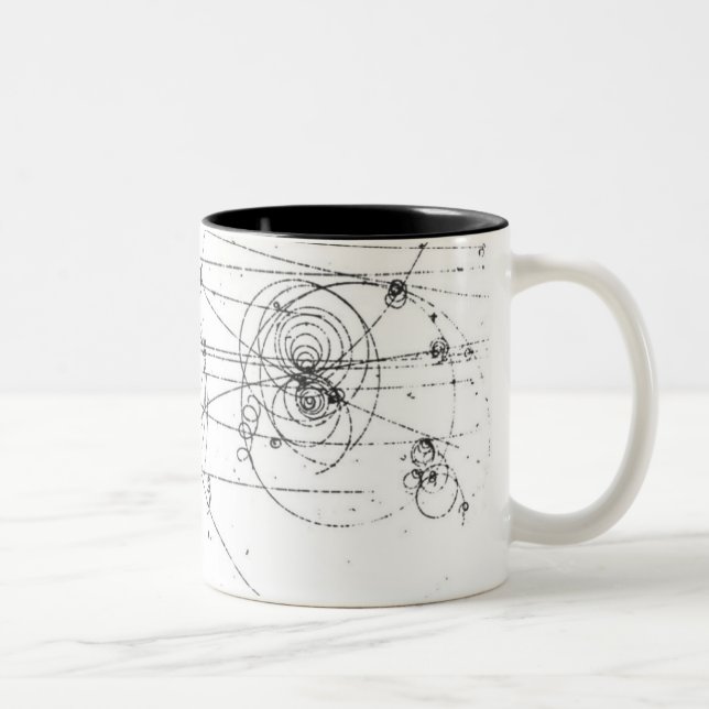 chic geek particle tracks coffee mug (Right)