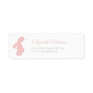 Chic Girl Baby Shower Pregnant Woman Baby Bump