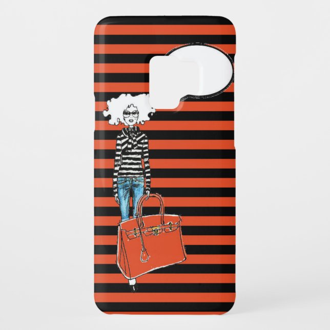 Chic Girl Customisable Callout Samsung Galaxy S3 Case-Mate Samsung Galaxy Case (Back)