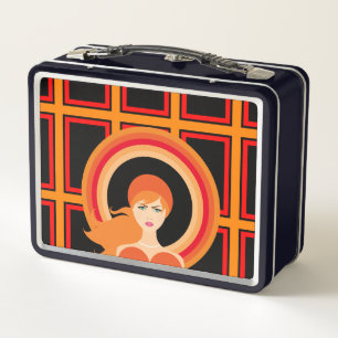 Chic Girl Cute Metal Lunch Box