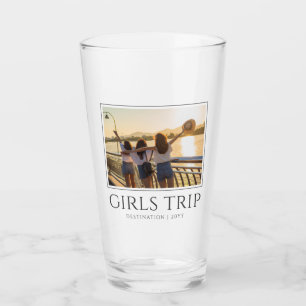 Chic Girls Trip   Girls weekend Custom Photo Glass