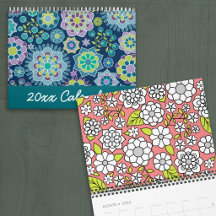 Chic Girly Patterns - You can change the date