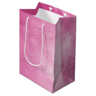 Chic Glam Girly Pink Medium Gift Bag
