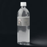 Chic glam gothic scary girl birthday party water bottle label<br><div class="desc">scary Gothic girl birthday party item for  girls</div>
