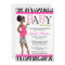 Chic Glam Modern Mum Pink Zebra Baby Shower