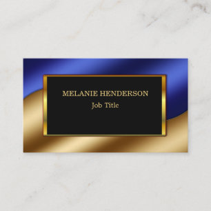 Chic glitter bling Gold Red professional Business Card