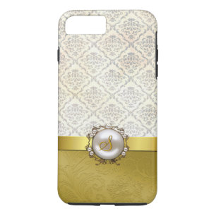 Chic Gold & Antique Damask iPhone 7 Plus case