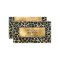 Chic Gold Blue Leopard Print Fashion Trendy Modern