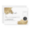 Chic gold brushstroke foil gift certificate logo
