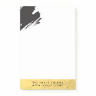 Chic Gold Effect Post It Notes