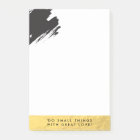 Chic Gold Effect Post It Notes
