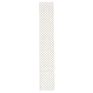 Chic Gold Glam Dots Long Table Runner