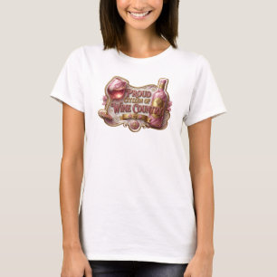 Chic Gold PROUD CITIZEN OF WINE COUNTRY T-Shirt