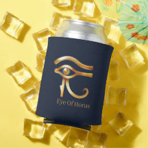 Chic Golden Eye Of Horus , Egyptian hieroglyphs