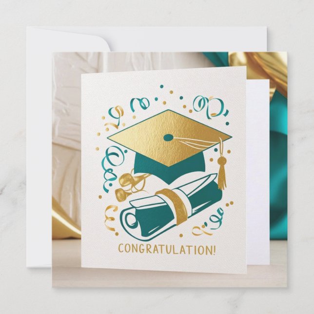 Chic Graduation Card (Front)