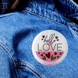 Chic Greetings: Hello Love Button