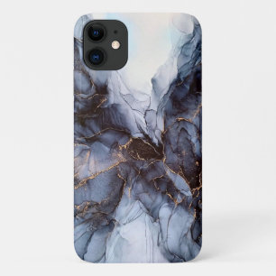 Chic grey navy blue marble      Case-Mate iPhone c 11 Case