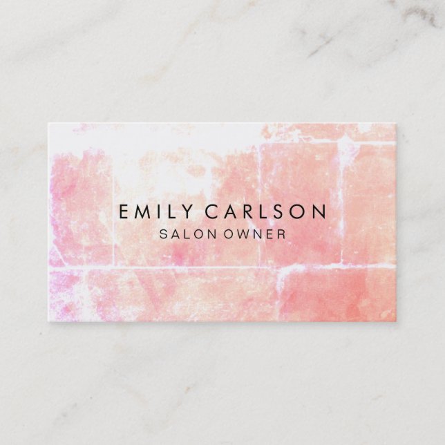 Chic Grunge Business Card (Front)