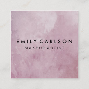Chic Grunge Square Business Card