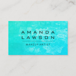 Chic Grunge Turqoise (appointment) Appointment Card