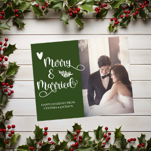 Chic Hand Lettered Marry Married Photo  Budget