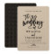 Chic Hand Lettered Wedding Invitation