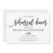 Chic Hand Lettered Wedding Rehearsal Dinner