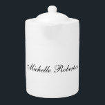 Chic Handwriting Black White Plain Minimalist<br><div class="desc">Clean and Simple Modern Professional Simple Design.</div>